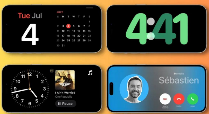 邵武苹果手机维修分享iOS17横屏充电待机显示有什么好处 