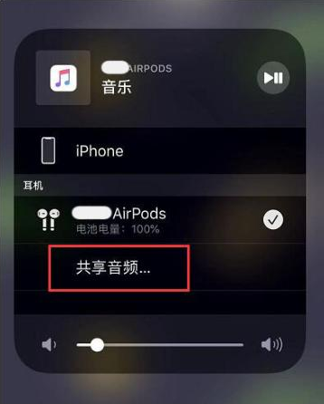 邵武苹果14音频维修点分享iPhone14音频共享设置方法 