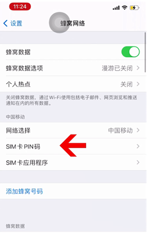 邵武苹果14维修网分享如何给iPhone14的SIM卡设置密码 